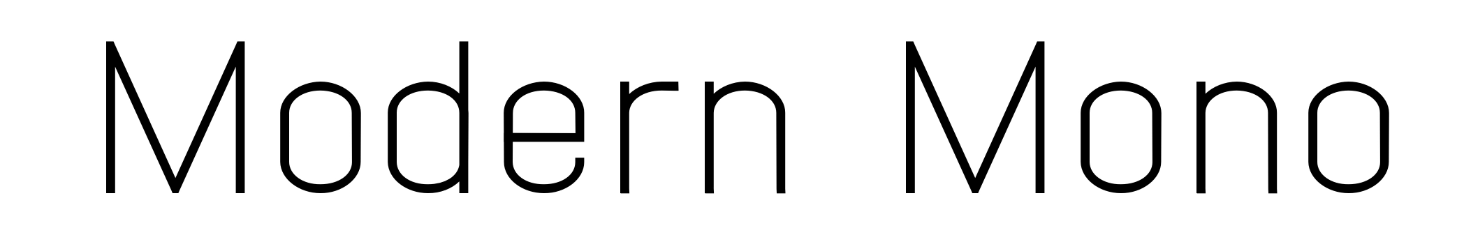 Modern Mono